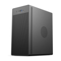 Caja micro atx coolbox m100 frontal rejilla disipador max 160mm gpu max 300mm negro