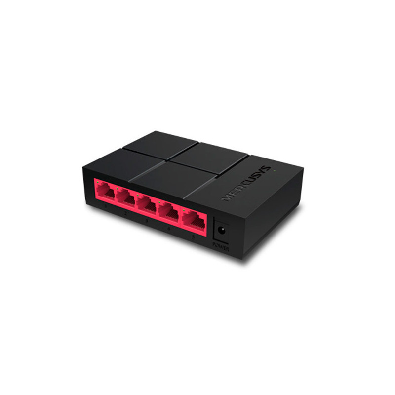 Switch no gestionable mercusys ms105g 5p 10/100/1000 ethernet mini desktop