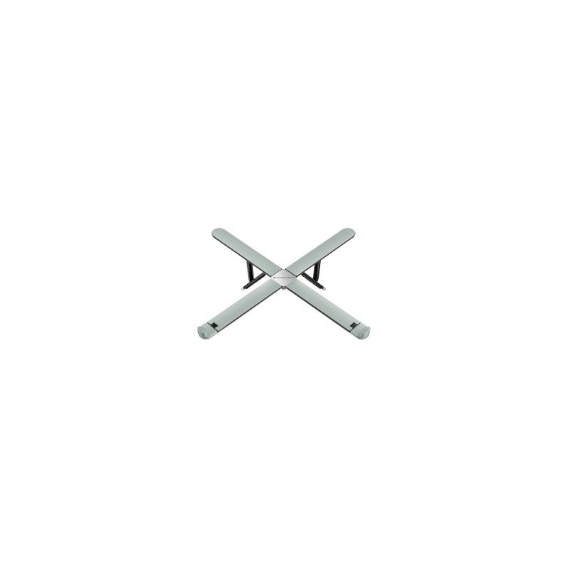 Soporte de portatil conceptronic thana11g ergo hasta 17.3\ plegable 8 niveles max 5kg gris"