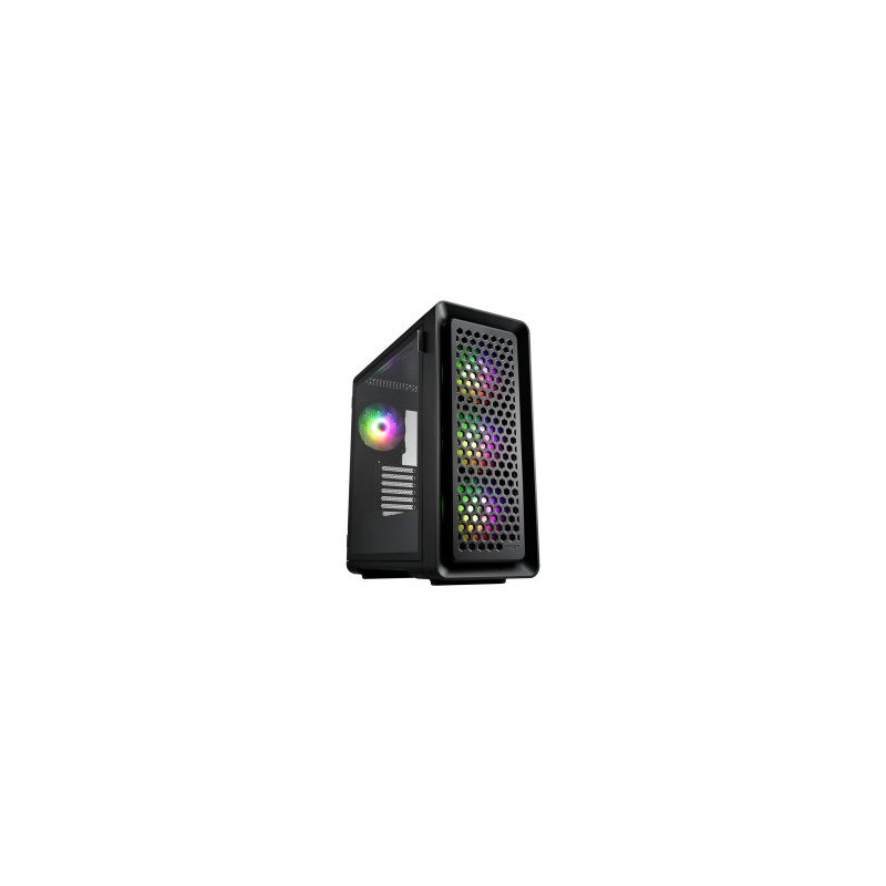 Caja e-atx fsp cut593a cristal templado frontal mesh 4xargb disipador max 175mm gpu max 400mm negro