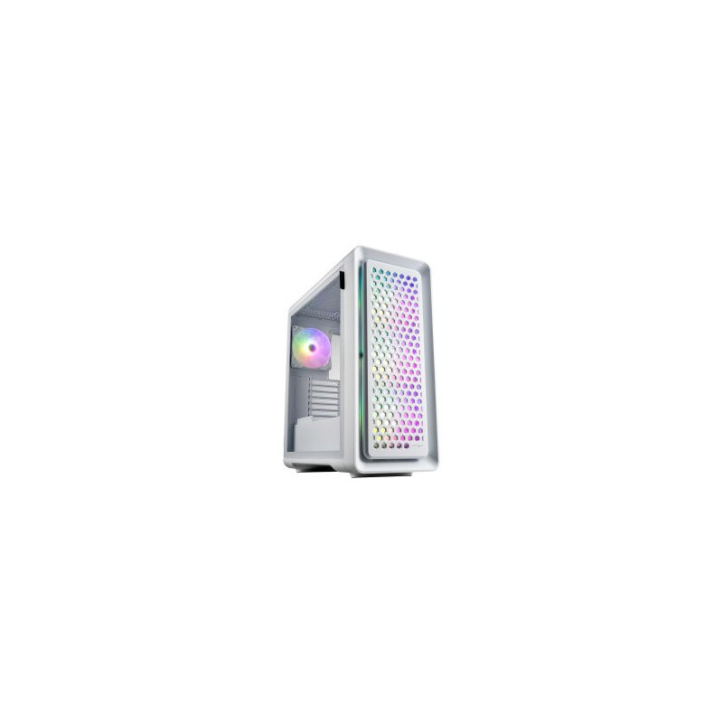 Caja e-atx fsp cut593p cristal cables mallado intercambiable front 4xargb cpu 175mm gpu 400mm blanca