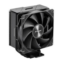 Ventilador con disipador de cpu fsp np5 black tdp 200w 4 heatpipes torre pwm hdb negro