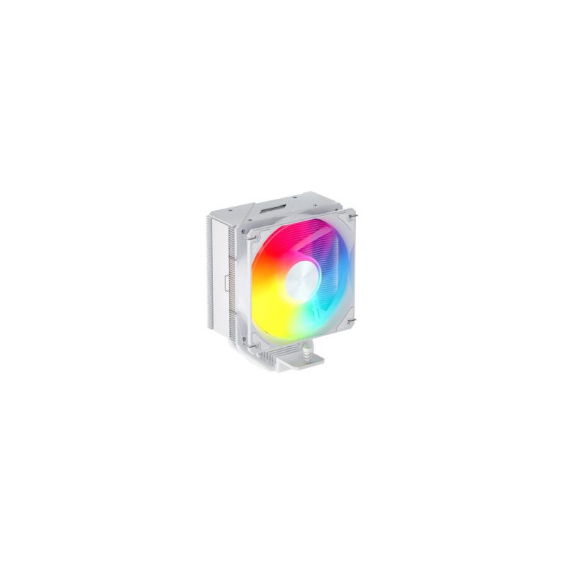 Ventilador con disipador de cpu fsp np5-wa tdp 200w 4 heatpipes torre pwm hdb blanco