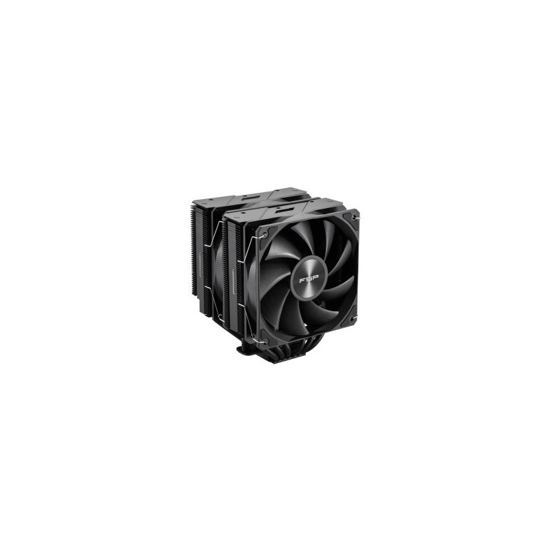 Ventilador con disipador de cpu fsp mp7-b tdp 280w 6 heatpipes torre pwm fdb negro