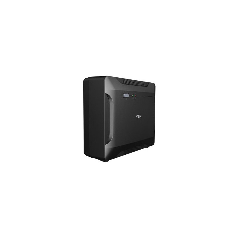 Sai fsp nano 600 600va 360w entrada 1xiec-c14 salida 2xschuko off-line formato torre negro