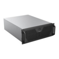 Caja rack 19\ unykach 4u sin fuente negro plata 6 bahias int 1xusb2.0 1xusb3.0 1xusb-c"