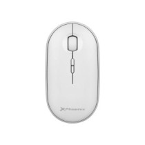 Raton Inalambrico Phoenix Rebble Blanco / Dual BT 5.2 + RF 2.4Ghz / 1.600 Dpi / 5 Botones / Type-C / Bateria recargable / PHREB…