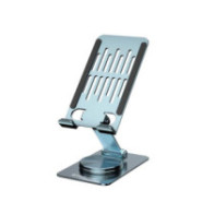 Soporte universal aluminio para Smartphone Conceptronic / Giratorio - Plegable / Rotacion 360º / Altura Ajustable / Gris / THAN…