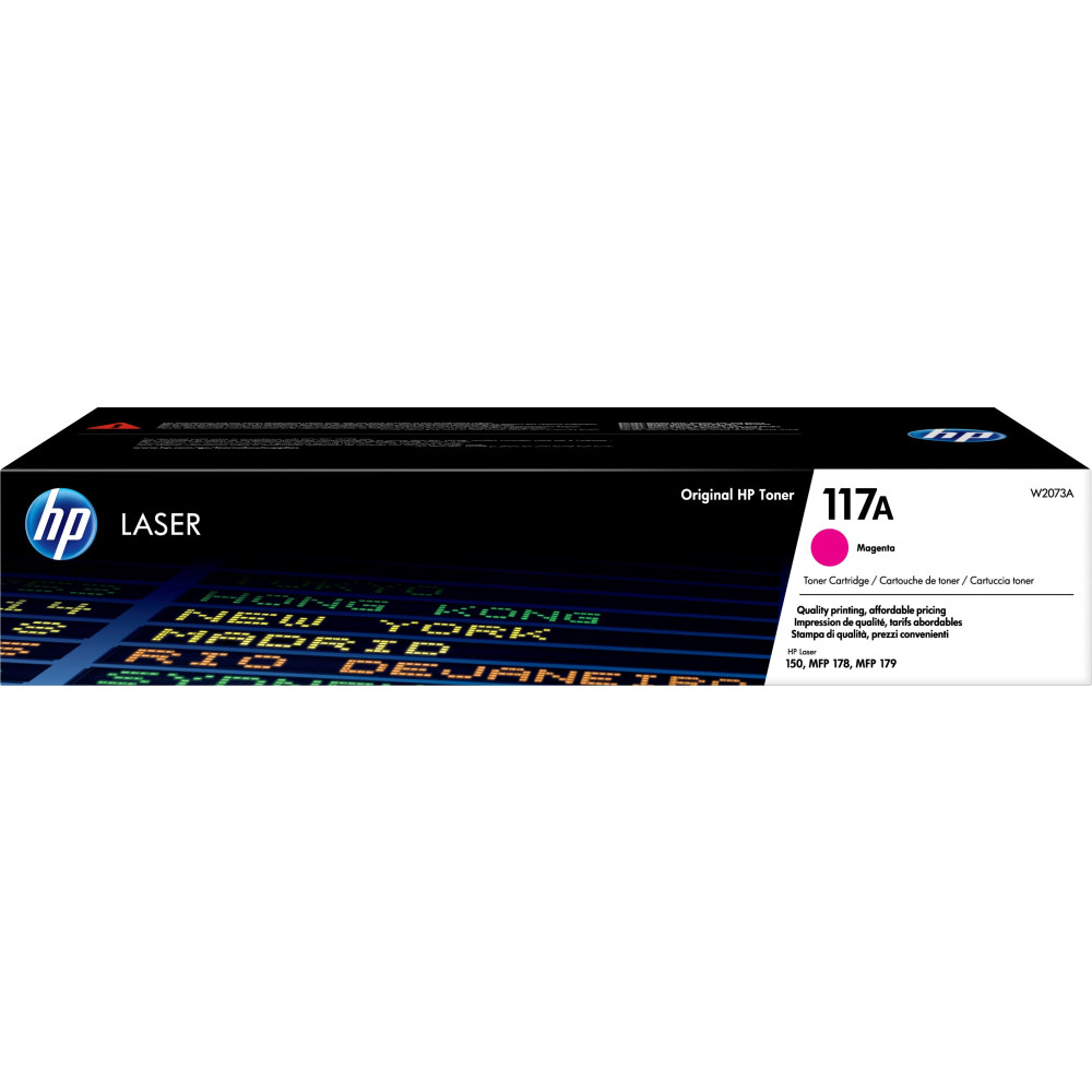 Tóner original hp w2073a 117a magenta 700 páginas