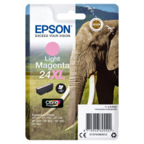 Tinta original epson t2436 xl magenta claro c13t24364012 9.8ml