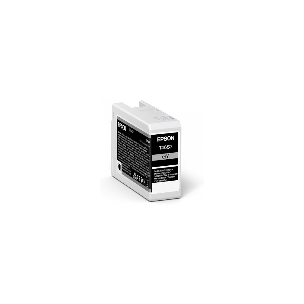 Tinta original epson t46s7 gris c13t46s700 25ml