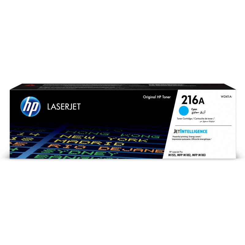 Tóner original hp w2411a 216a cian 850 páginas
