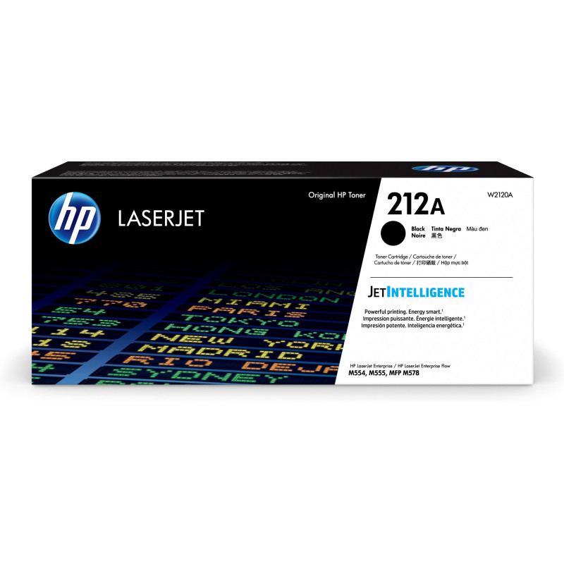 Tóner original hp w2120a 212a negro 5.500 páginas