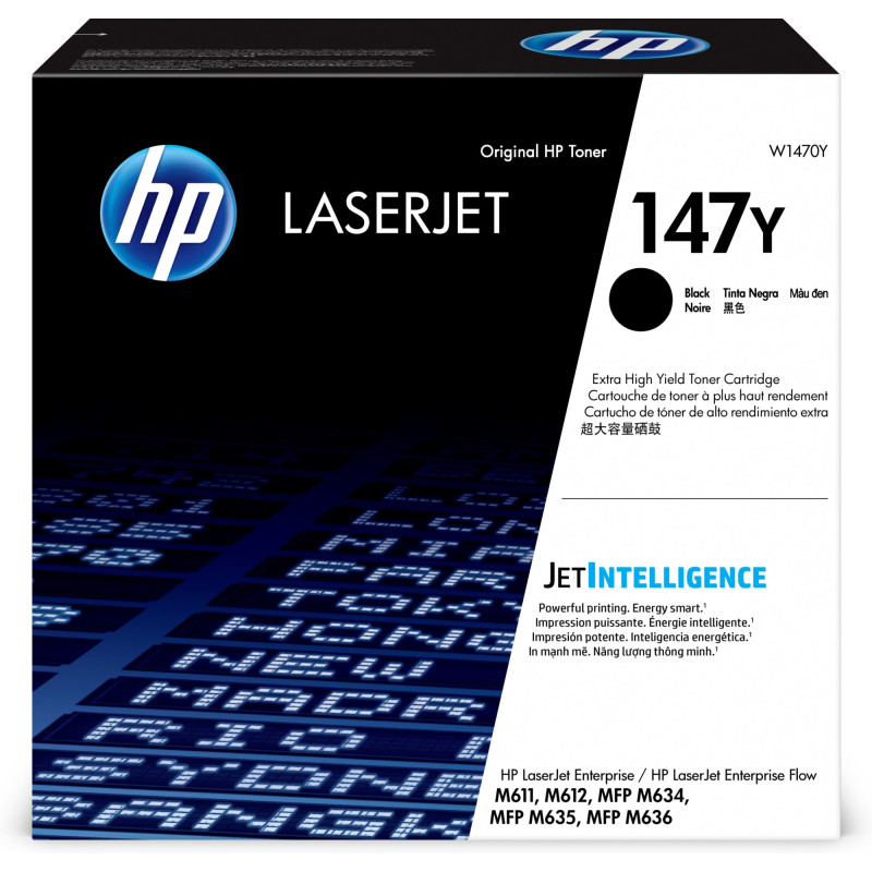 Tóner original hp w1470y 147y negro 42.000 páginas