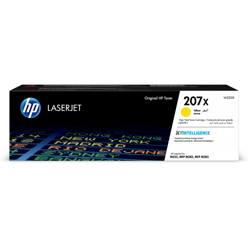 Tóner original hp w2212x 207x amarillo 2.450 páginas