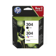 Tinta Original Hp Pack n304 Negro + Color 3jb05ae