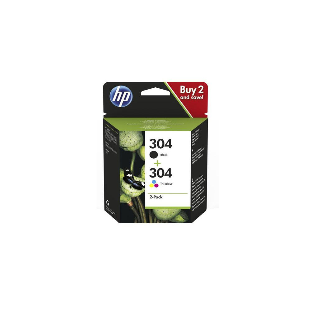 Tinta Original Hp Pack n304 Negro + Color 3jb05ae
