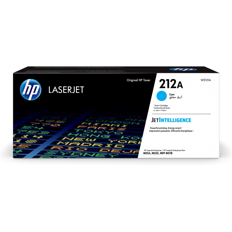 Tóner original hp w2121a 212a cian 4.500 páginas