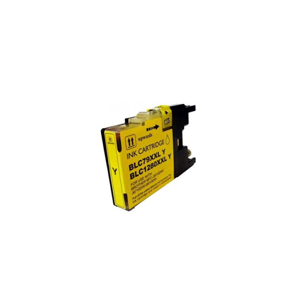 Tinta compatible Dayma para BROTHER LC1280 Amarillo 1200 pag.