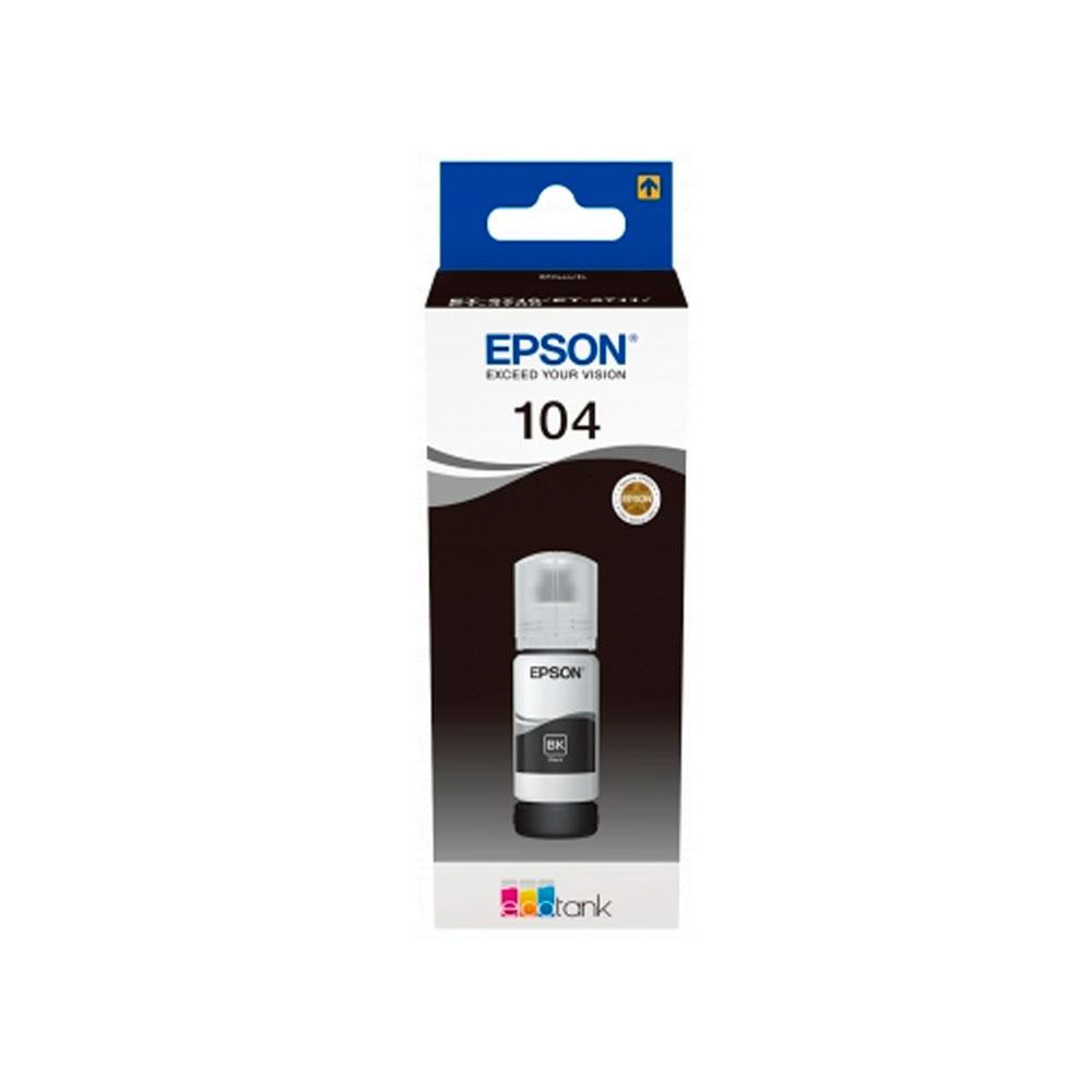 Botella Tinta Original Epson 104 Negro / Ecotank Et 2710