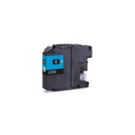 Tinta compatible Dayma para BROTHER LC123 Cian 600 pag.