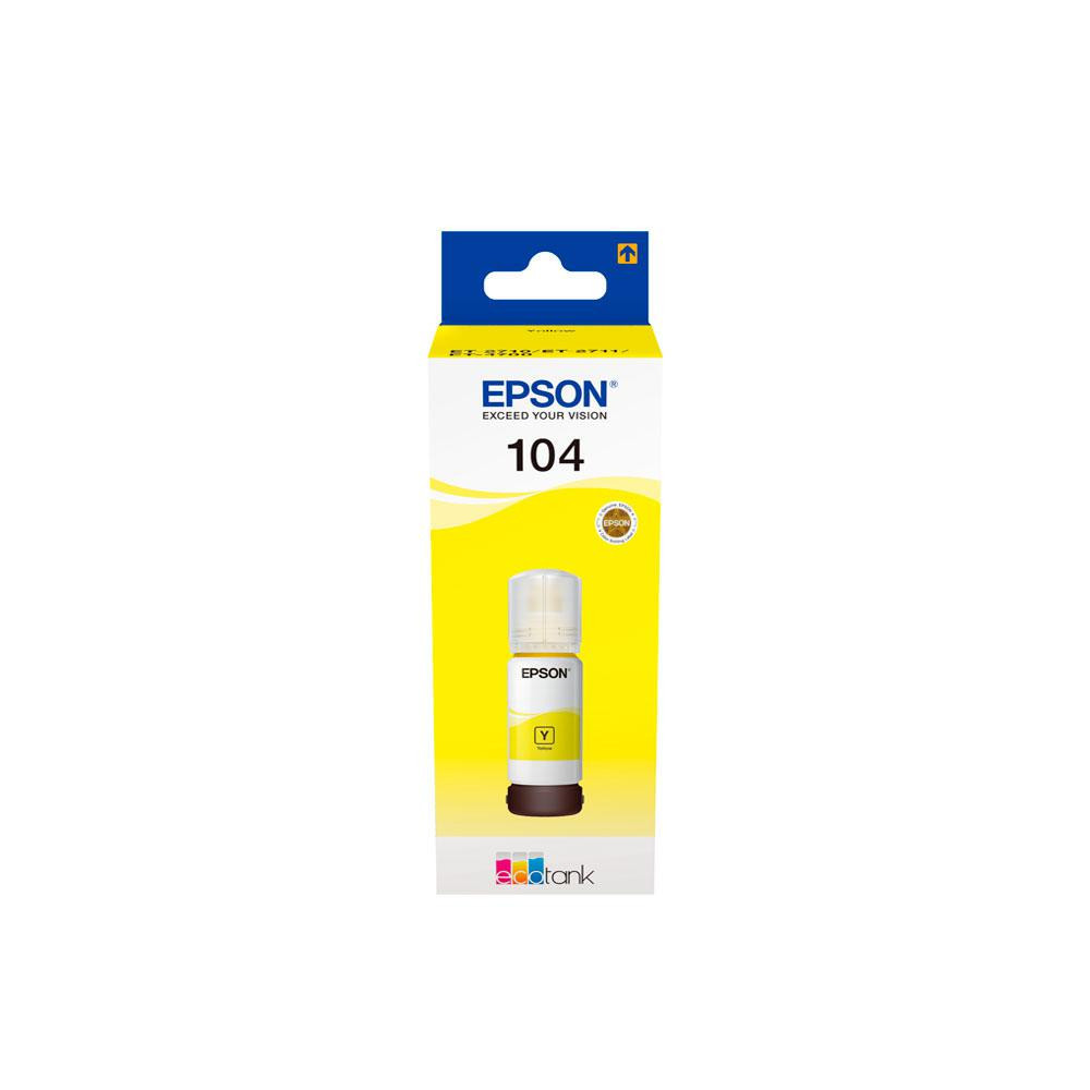 Botella Tinta Original Epson 104 Amarillo / Ecotank Et 2710