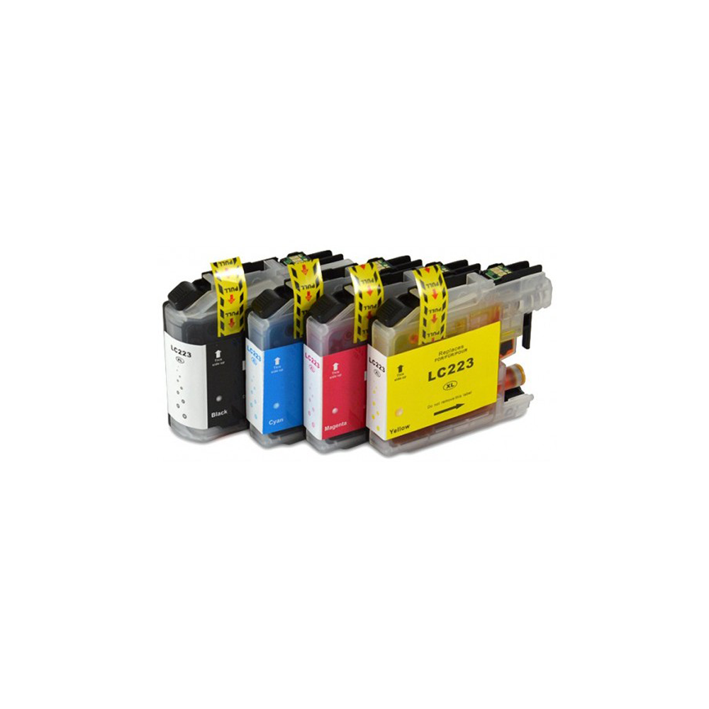 Tinta genérica para BROTHER LC221 / LC223 Cian