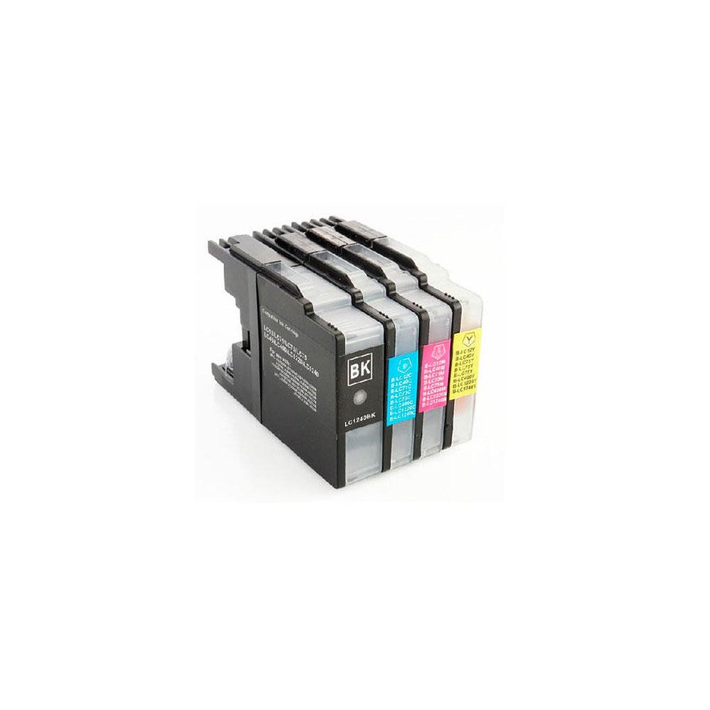 Tinta genérica para BROTHER LC1220 / LC1240 / LC1280 XL Cian
