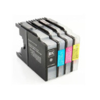 Tinta genérica para BROTHER LC1220 / LC1240 / LC1280 XL Magenta