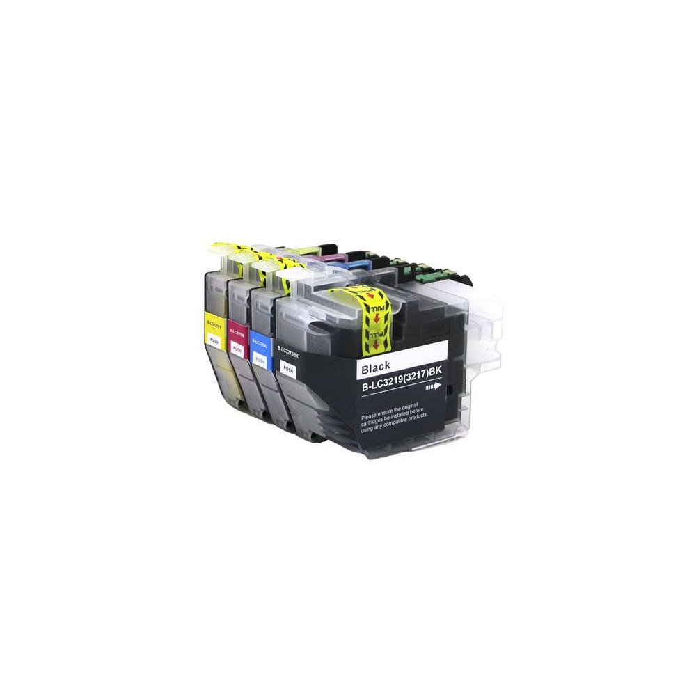 Tinta genérica para BROTHER LC3217 Cian