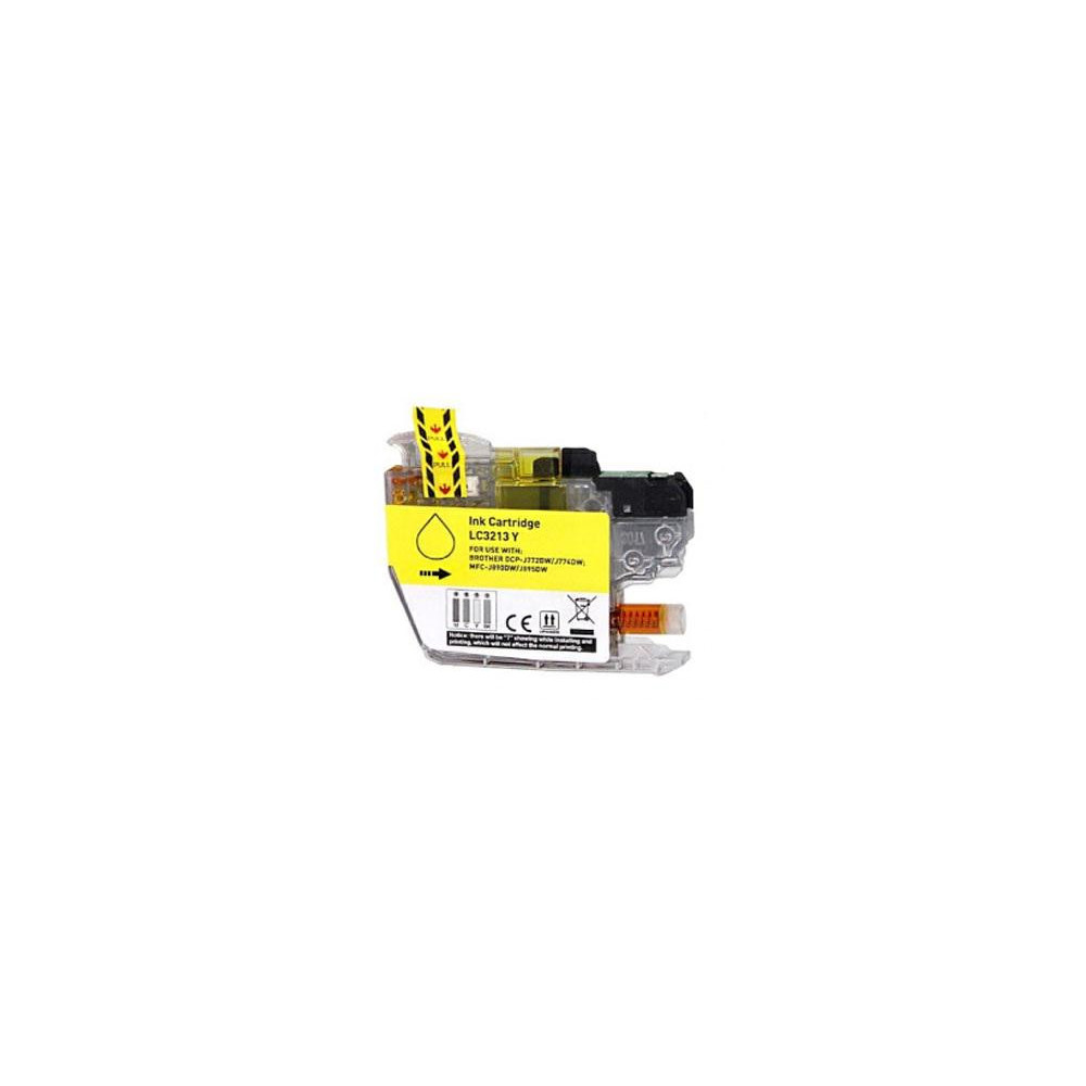 Tinta compatible Dayma para BROTHER LC3213 Amarillo 400 pag.
