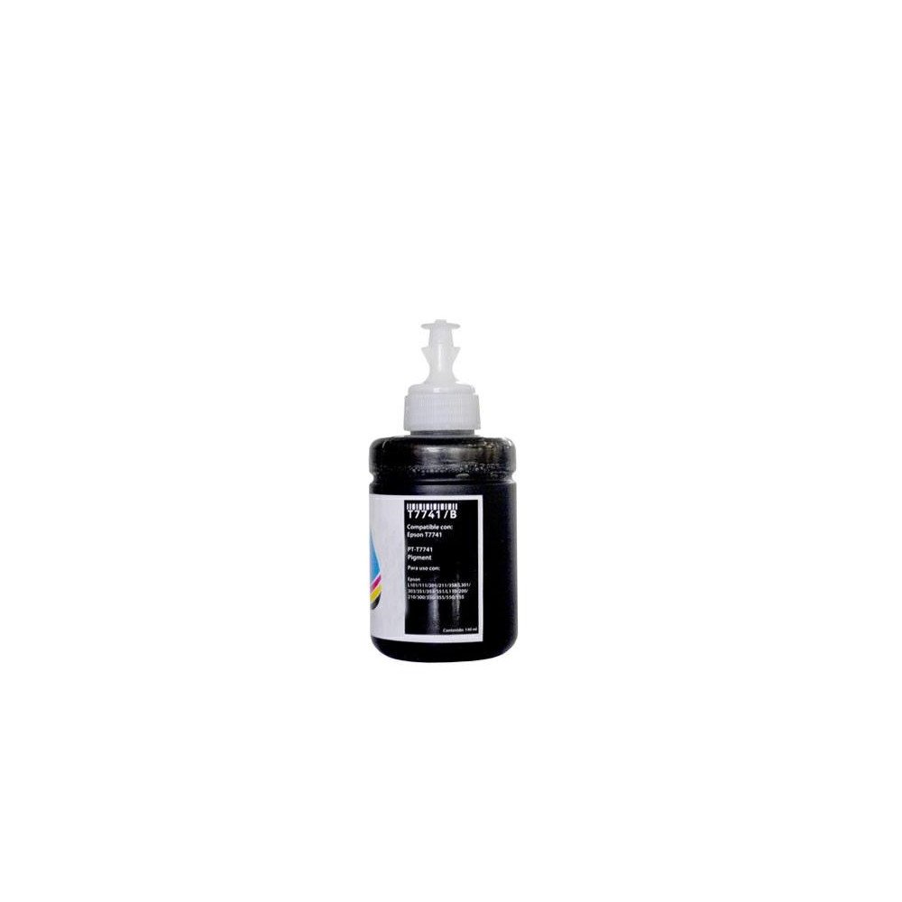 Botella Tinta compatible Dayma para EPSON T7741 Negra 140ml.