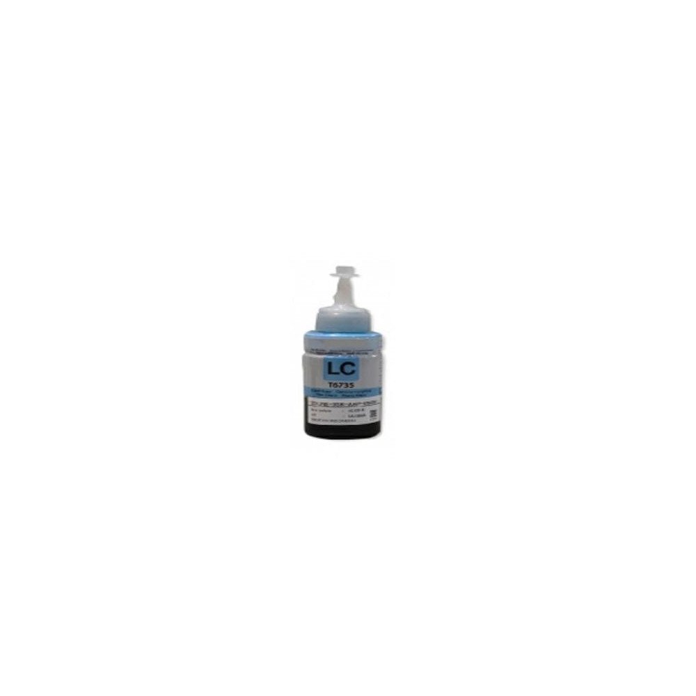 Botella Tinta compatible Dayma para EPSON T6735 Cian Claro 100ml.