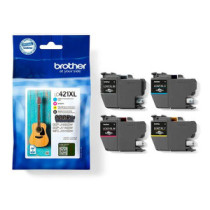 Tinta Original Brother Multipack LC421XL  (Bk/c/m/y)