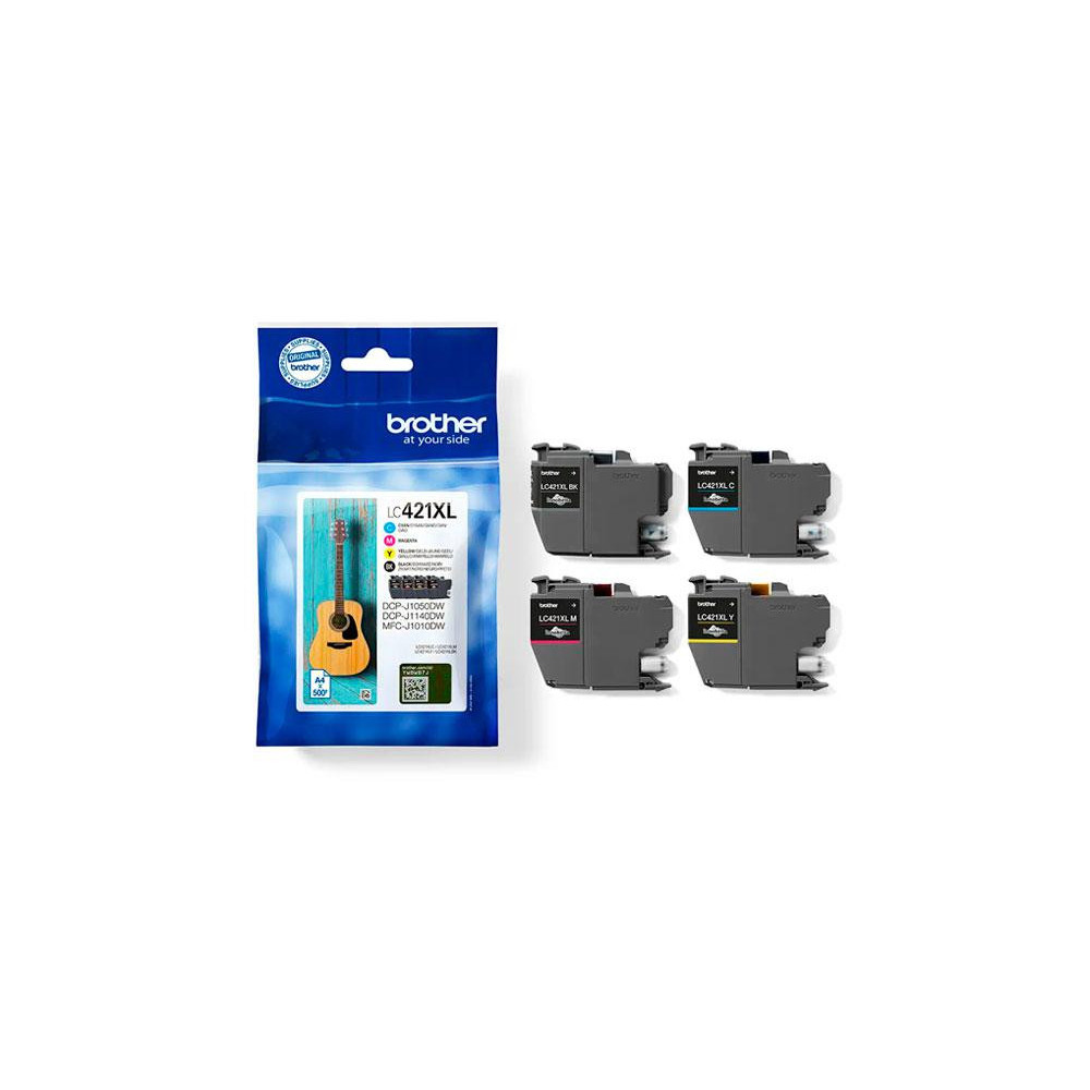 Tinta Original Brother Multipack LC421XL  (Bk/c/m/y)