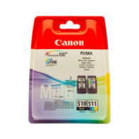 Tinta Original Canon Pack PG510 + CL511 / Negro + Color