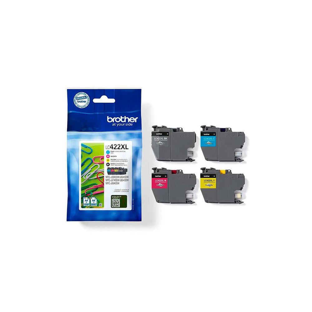 Tinta Original Brother Multipack LC422 XL  (Bk/c/m/y)