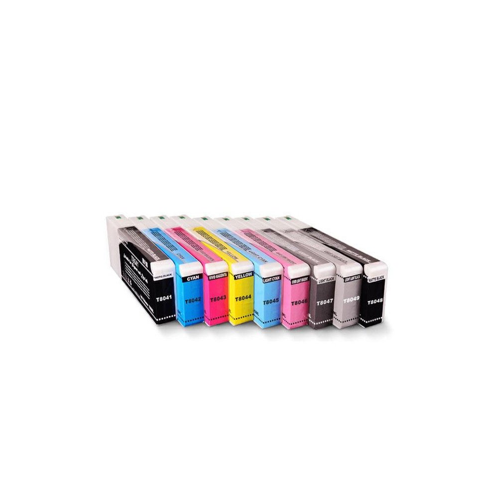 Tinta compatible Dayma para EPSON T8049 Negro Light Light 700ml.