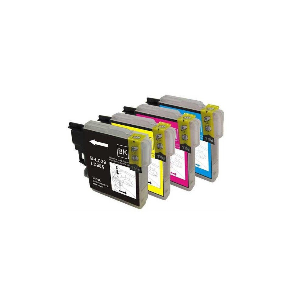 Tinta genérica para BROTHER LC980 / LC985 / LC1100 XL Negro