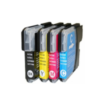 Tinta compatible Dayma para BROTHER LC980 XL / LC1100 XL / LC985 Negro 300 pag.