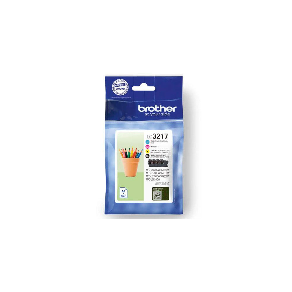 Tinta Original Brother Multipack LC3217  (bk/c/m/y)