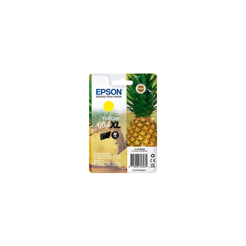Tinta Original Epson 604 XL Amarillo XP 2200 / WF 2910DWF