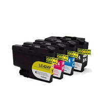 Tinta compatible Dayma para BROTHER LC424 Amarillo 750 pag.