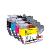 Tinta compatible Dayma para BROTHER LC421 Negro 200 pag.