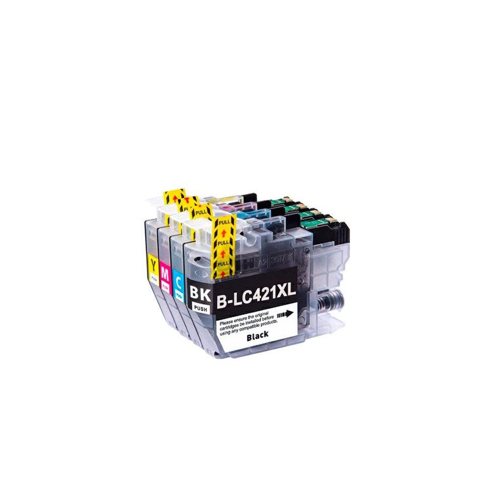 Tinta compatible Dayma para BROTHER LC421 XL Amarillo 500 pag.