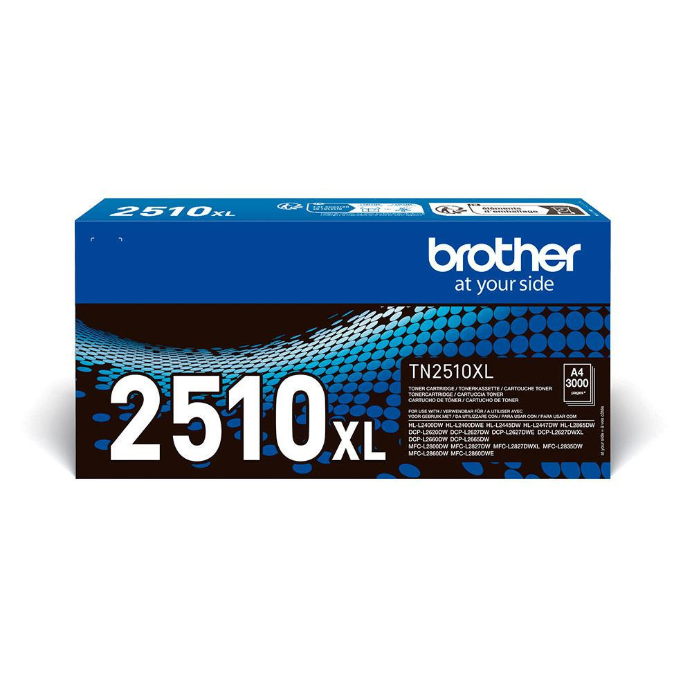 Toner original BROTHER TN2510XL Negro 3.000 Pag