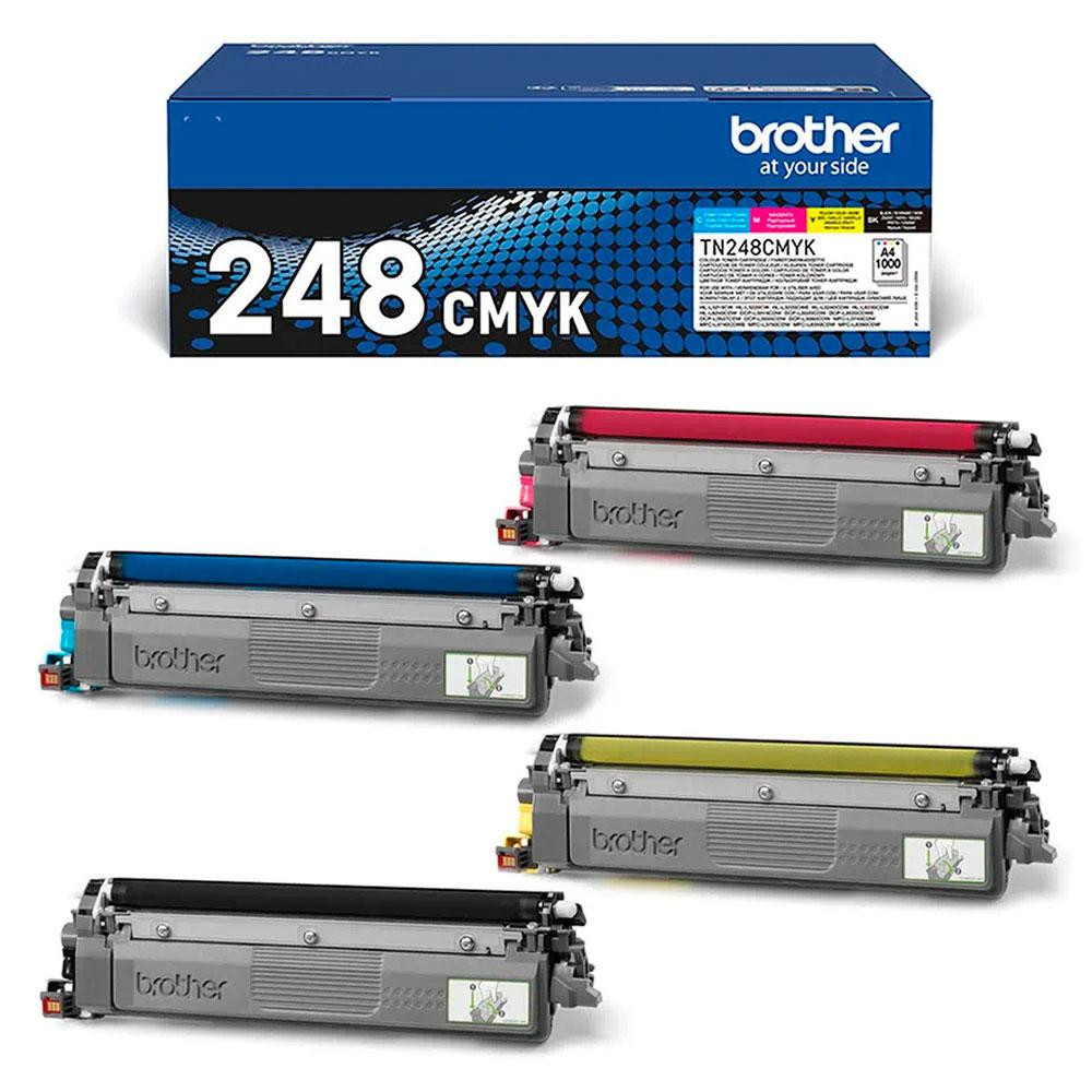 Toner Original Brother TN248 Multipack (Bk c m y)