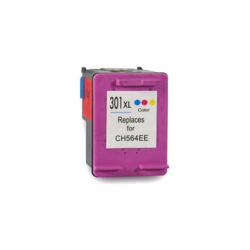 Tinta reciclada genérica para HP N301 XL Color ch564ee Ultima version