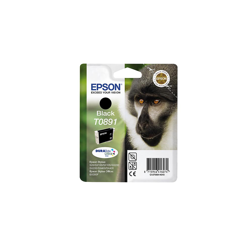 Monkey tinta negra t0891 durabrite ultra mono