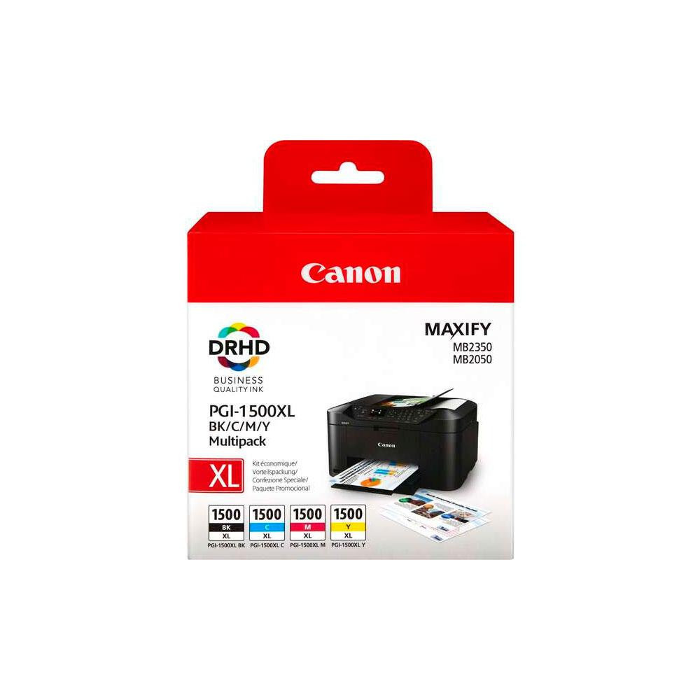 Tinta Original Canon PGI1500 XL Multipack  bk/c/m/y 9182B004 / 9182B010